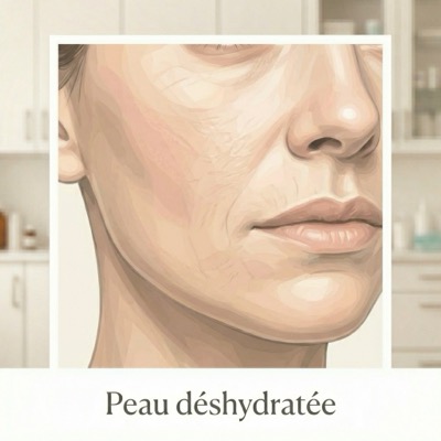 Peau déshydratée