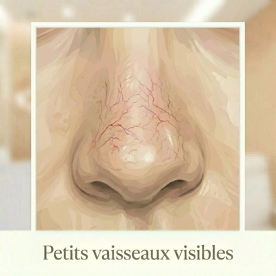 Petits vaisseaux visibles